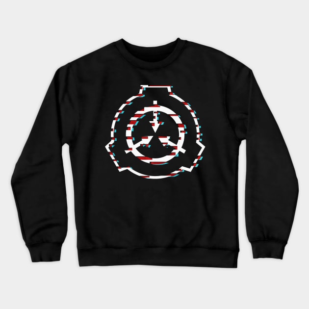 SCP Foundation symbol glitch Crewneck Sweatshirt by Rebellion10